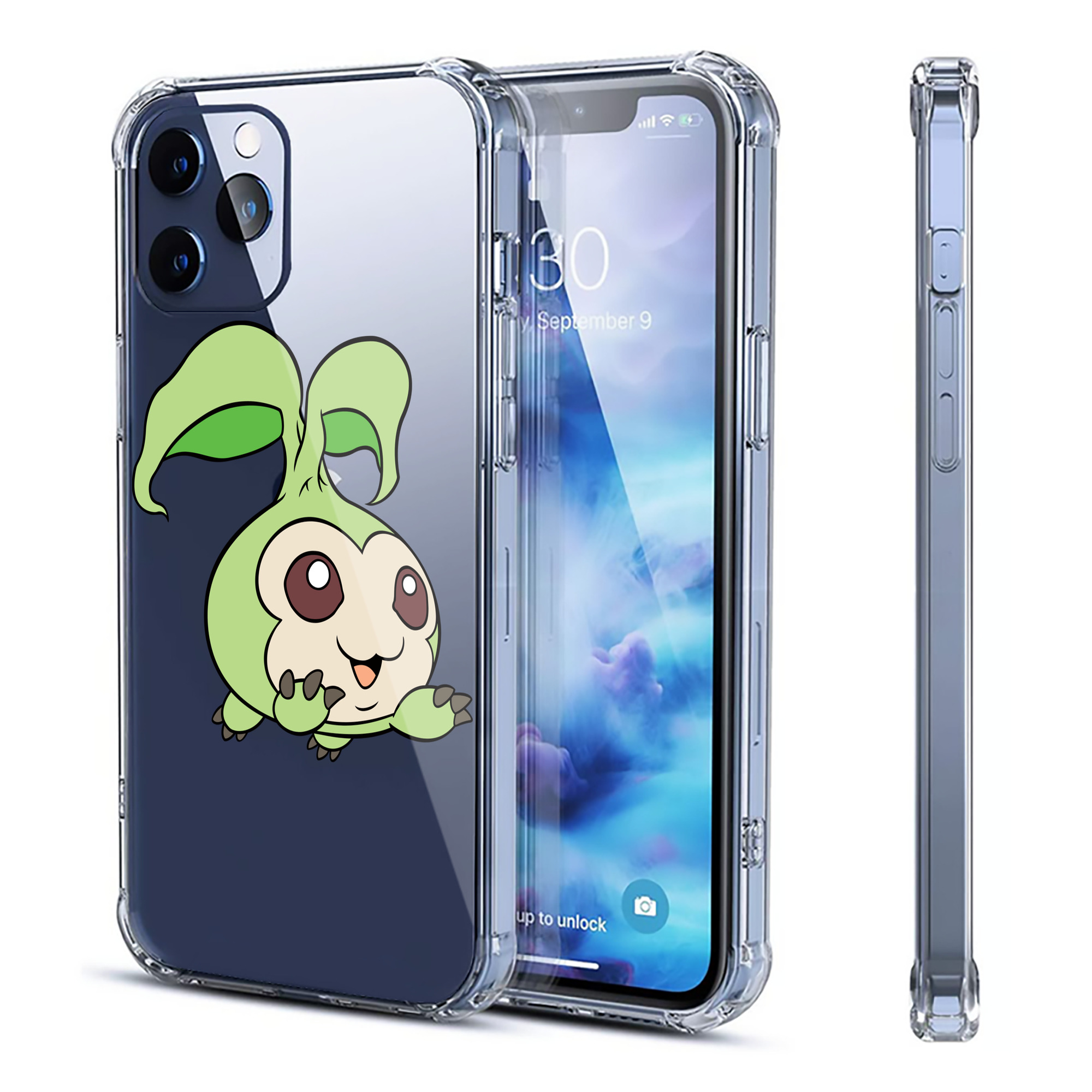 （画像用） Digimon デジタルモンスター/デジモン 【iPhone 12シリーズ対応】透明スマホケース（クリアソフトケース）